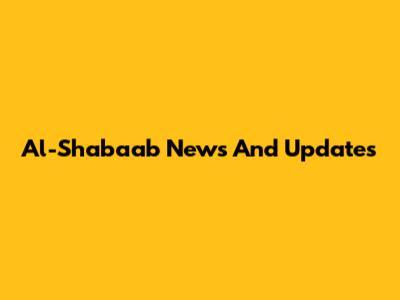 Al-Shabaab News And Updates
