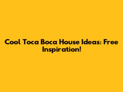 Cool Toca Boca House Ideas: Free Inspiration!