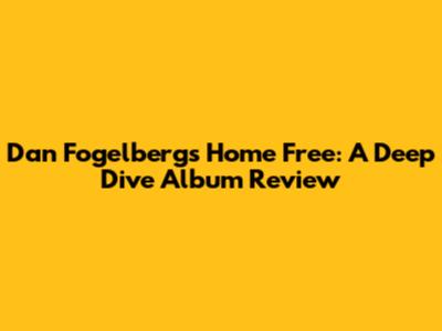 Dan Fogelberg's Home Free: A Deep Dive Album Review