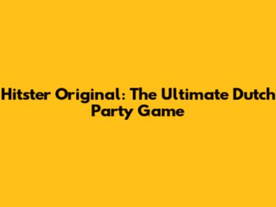 Hitster Original: The Ultimate Dutch Party Game
