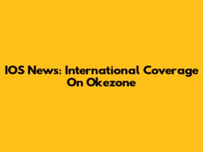 IOS News: International Coverage On Okezone