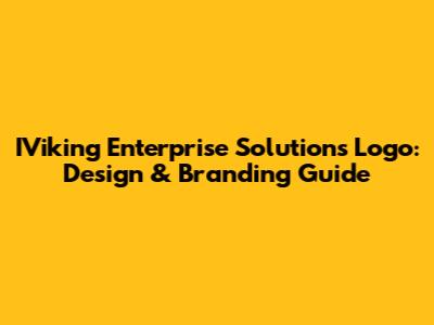 IViking Enterprise Solutions Logo: Design & Branding Guide