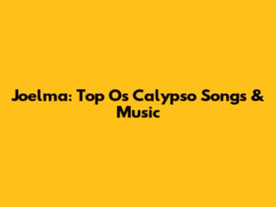 Joelma: Top Os Calypso Songs & Music