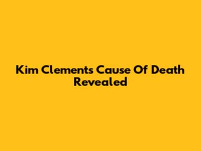 Kim Clement's Cause Of Death Revealed