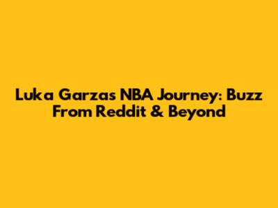 Luka Garza's NBA Journey: Buzz From Reddit & Beyond
