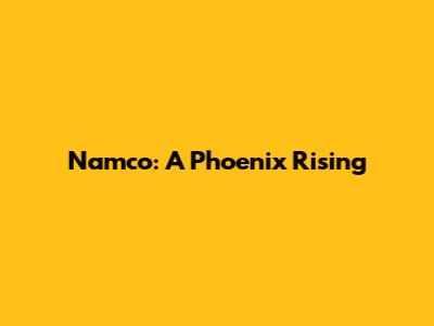 Namco: A Phoenix Rising