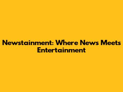 Newstainment: Where News Meets Entertainment