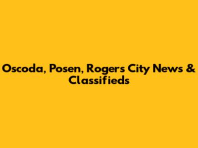 Oscoda, Posen, Rogers City News & Classifieds