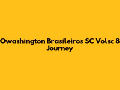 Owashington Brasileiro's SC Volsc 8 Journey