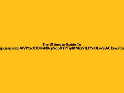 The Ultimate Guide To "zpgssspeJzj4tVP1zc0TDKvNDcySao0YPTiy8tMzs9JLFYoOLwSiACTxwsTzs"