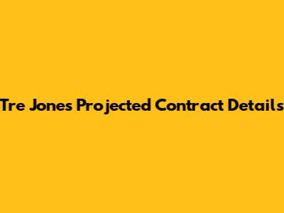 Tre Jones' Projected Contract Details