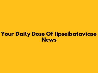 Your Daily Dose Of Iipseibataviase News